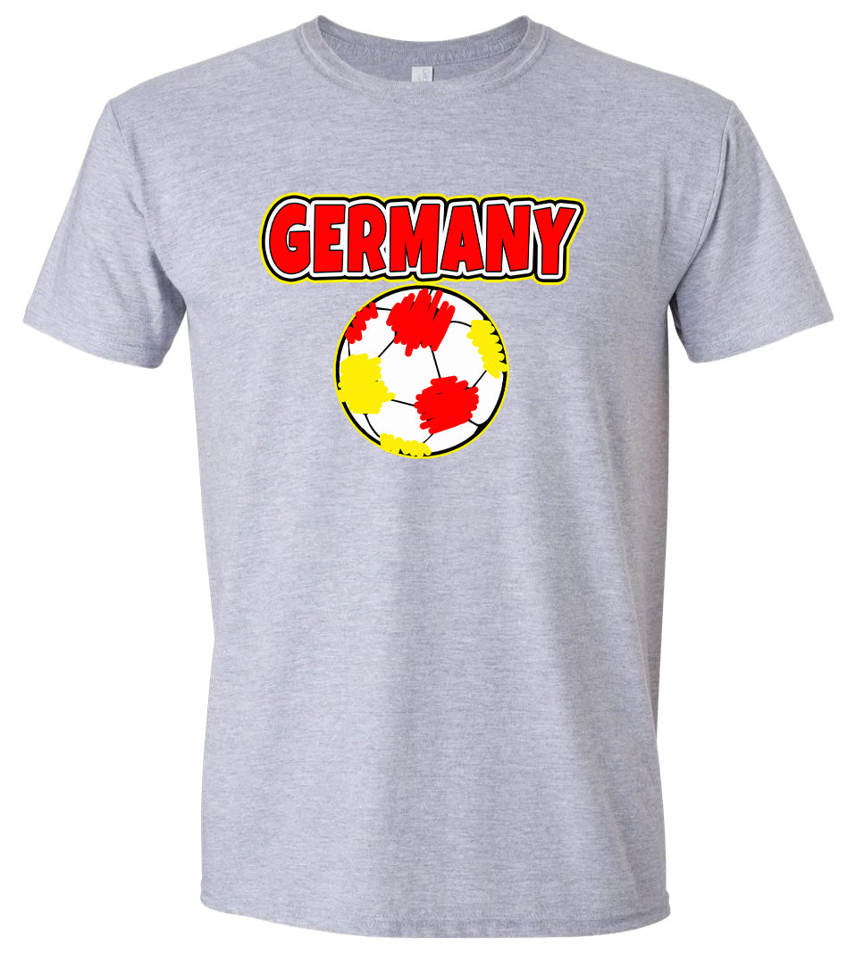Germany Soccer Adult Gildan Soft Shirt