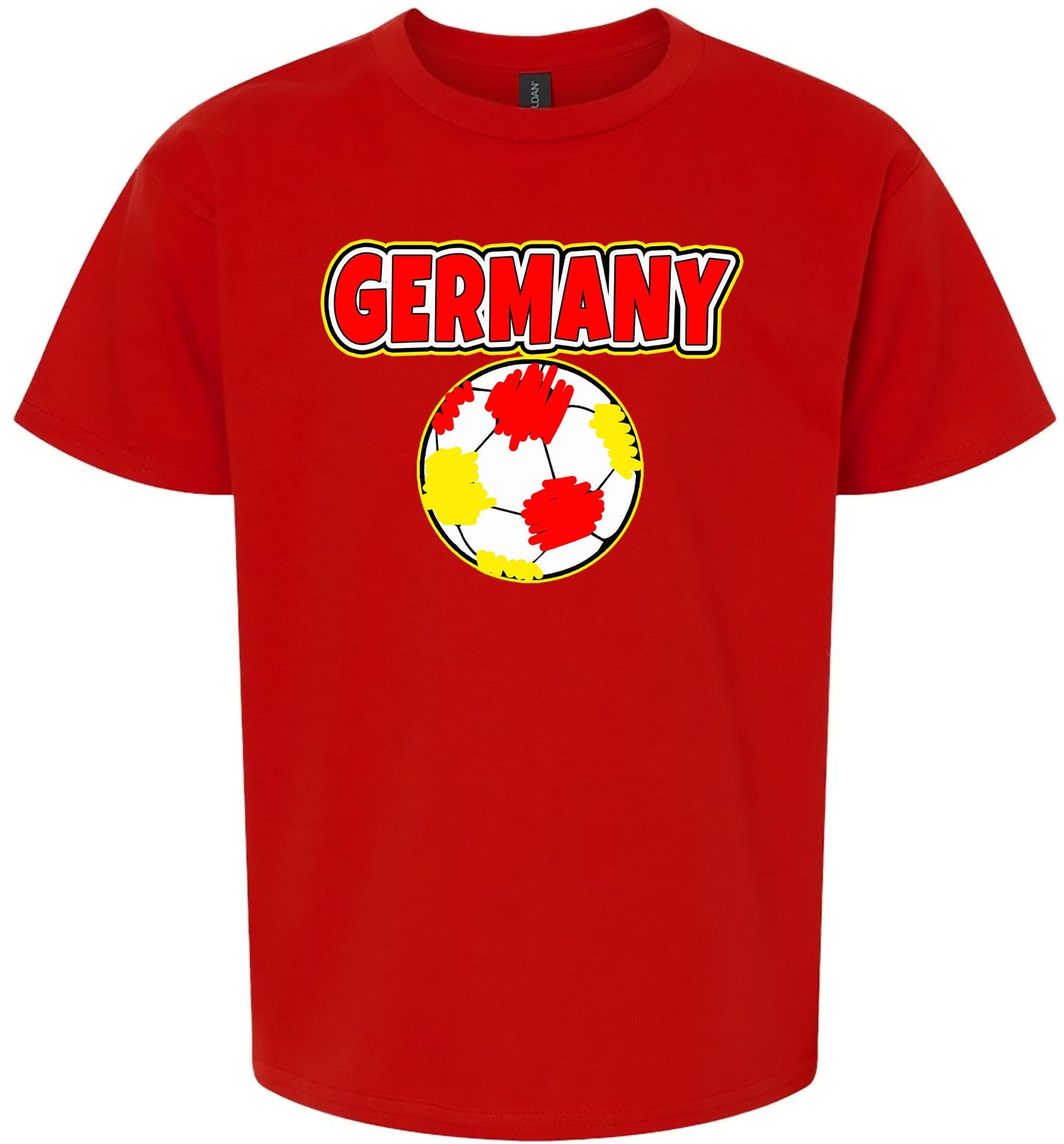 Germany Soccer Children's Gildan Soft Shirt