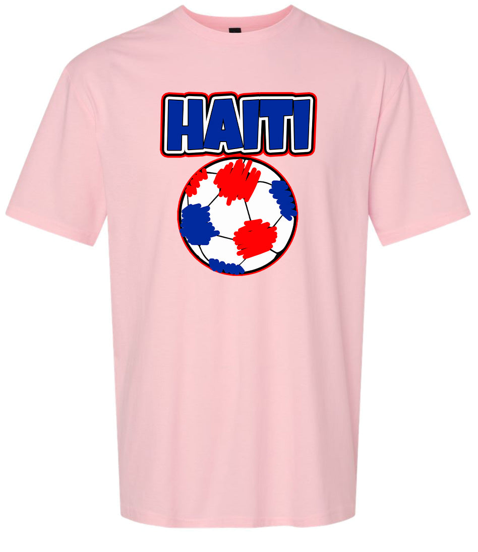 Haiti Soccer Children's Gildan Soft Shirt