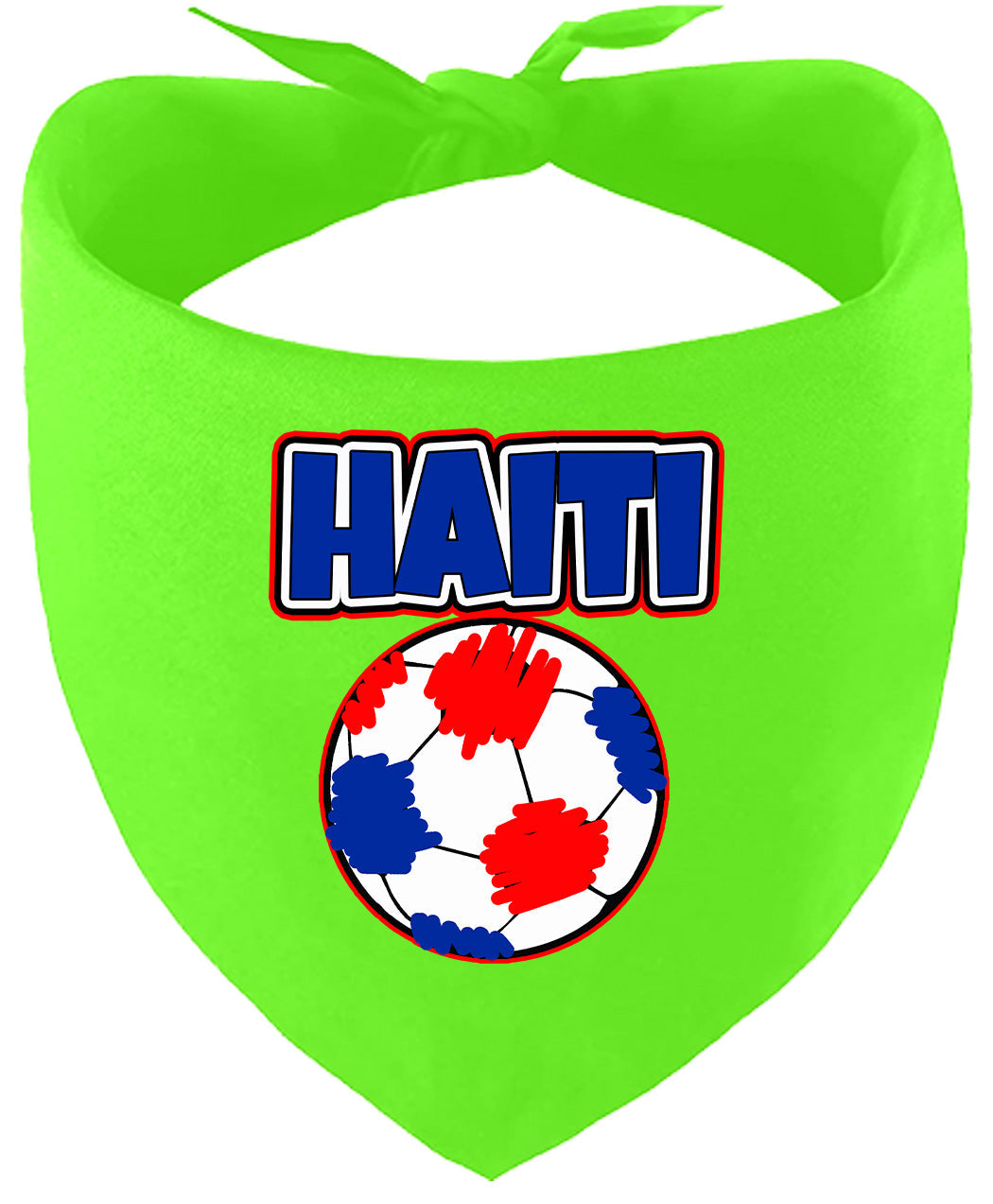 Haiti Soccer Pet Bandana