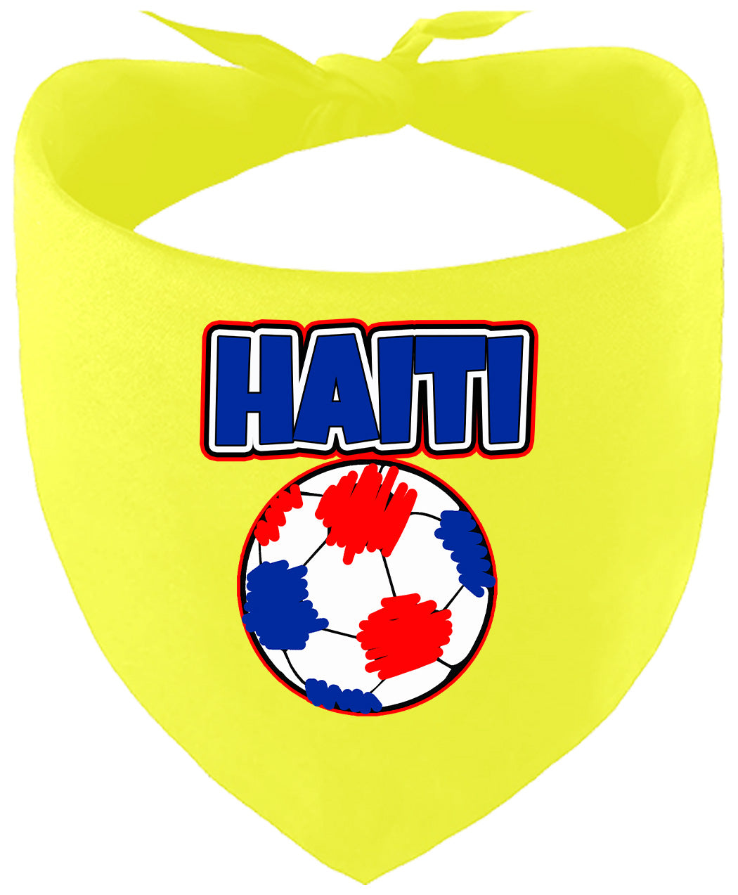 Haiti Soccer Pet Bandana