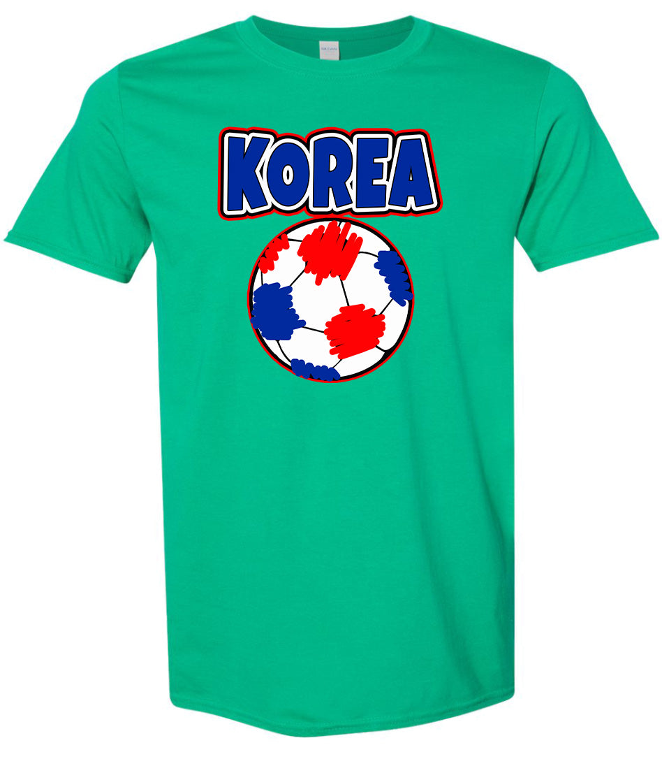 Korea Soccer Children's Gildan Soft Shirt