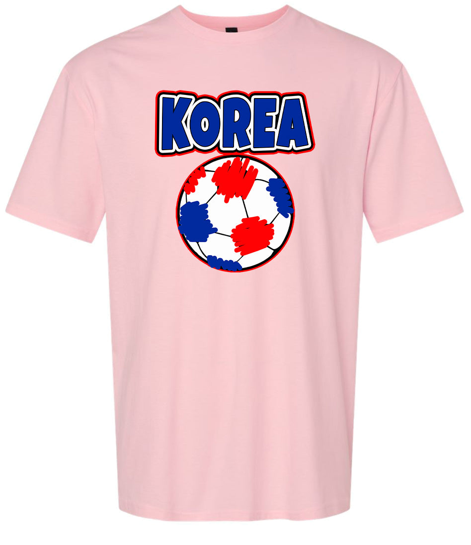 Korea Soccer Children's Gildan Soft Shirt