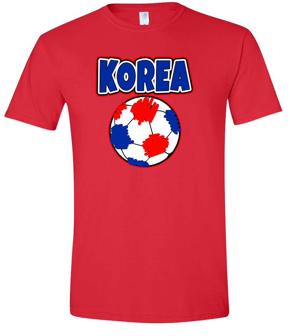 Korea Soccer Children's Gildan Soft Shirt