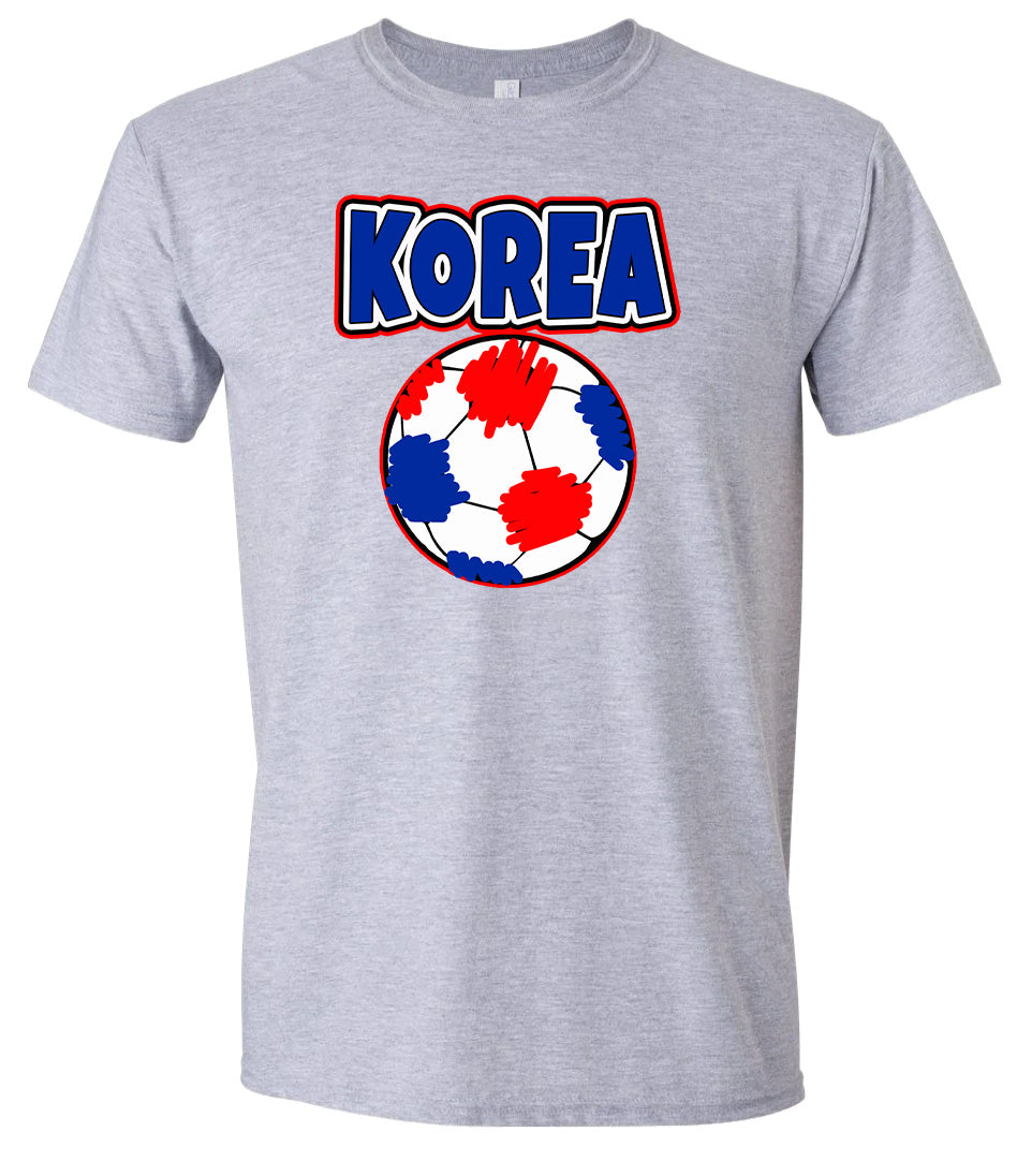 Korea Soccer Children's Gildan Soft Shirt
