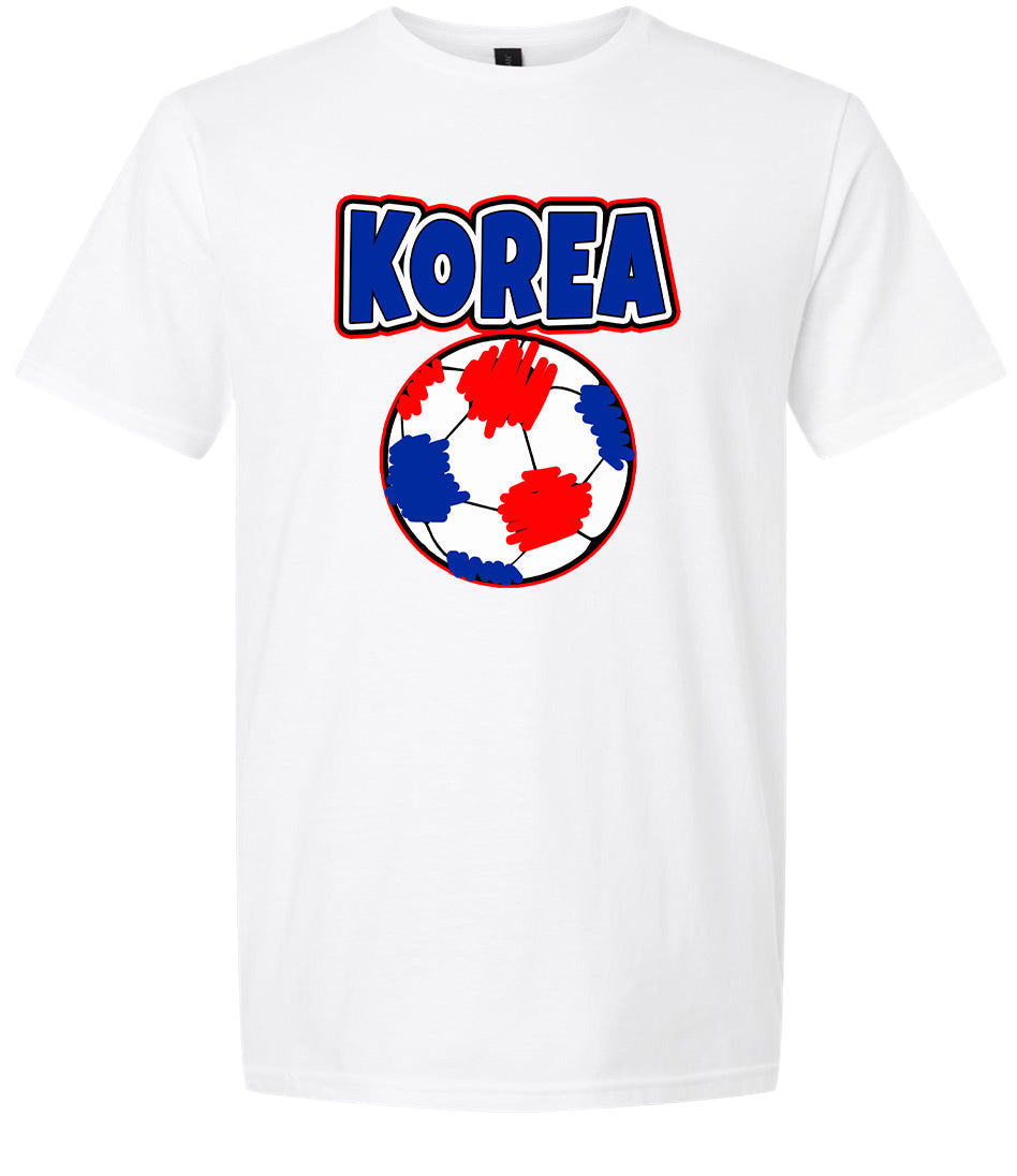 Korea Soccer Children's Gildan Soft Shirt