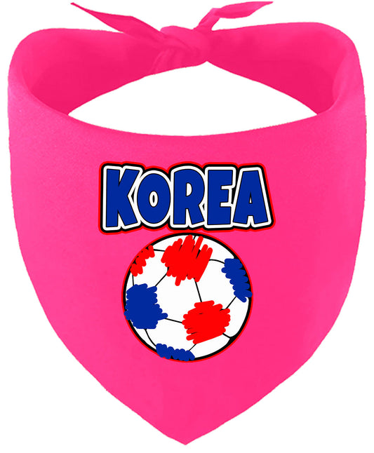 Korea Soccer Pet Bandana