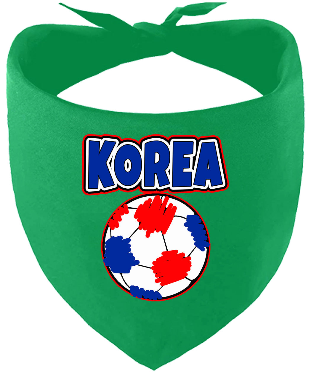 Korea Soccer Pet Bandana