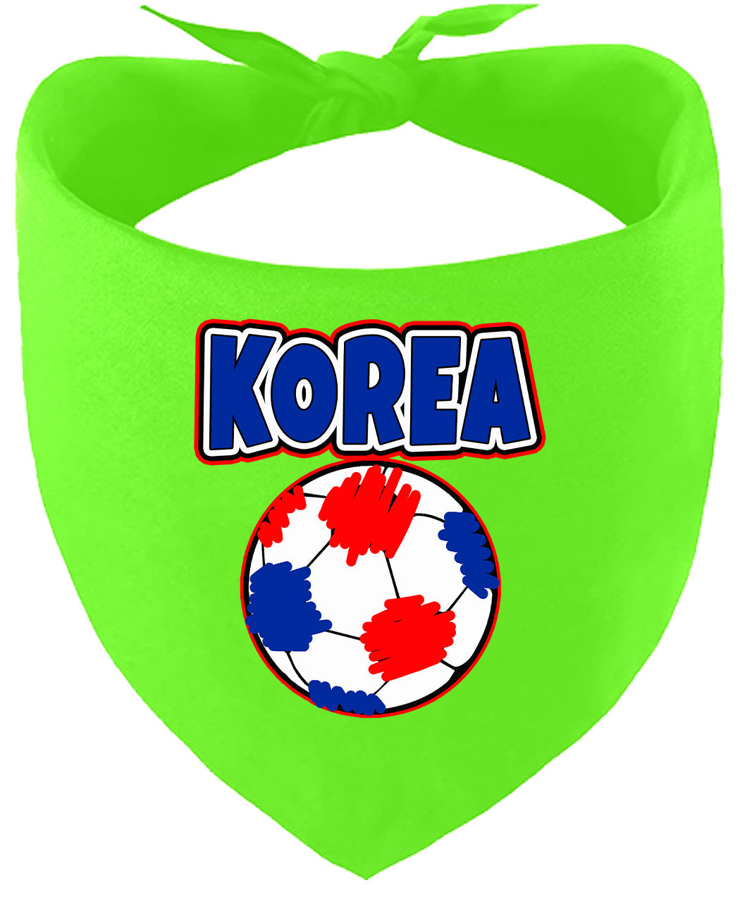 Korea Soccer Pet Bandana