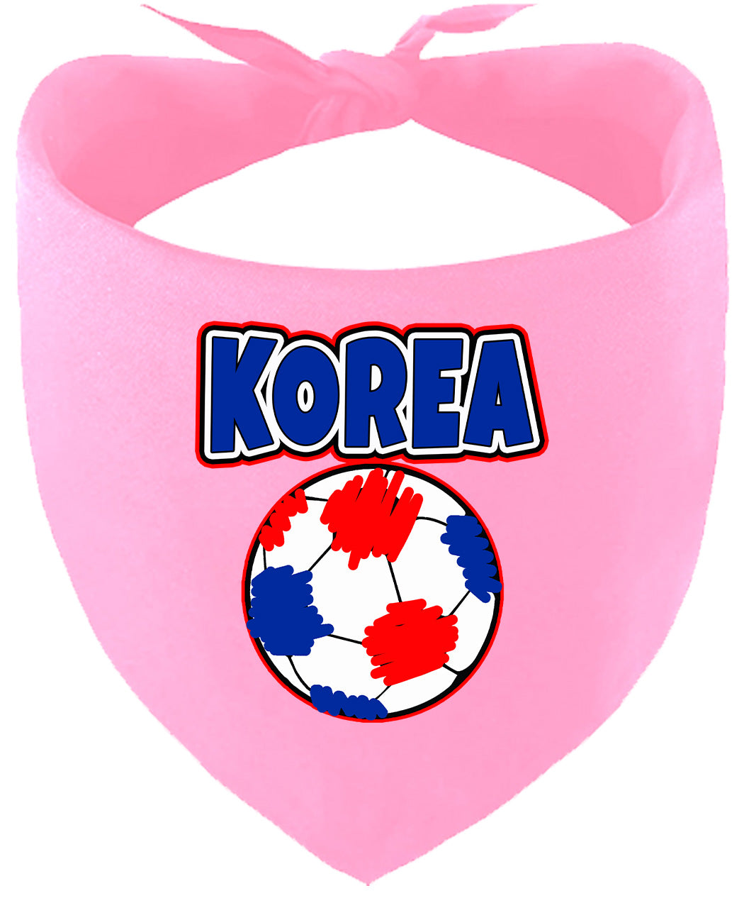 Korea Soccer Pet Bandana
