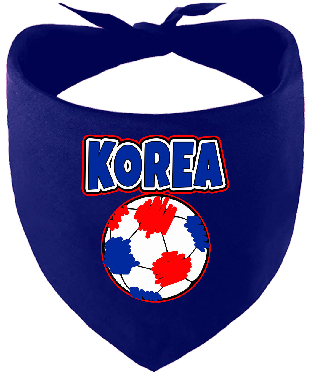 Korea Soccer Pet Bandana