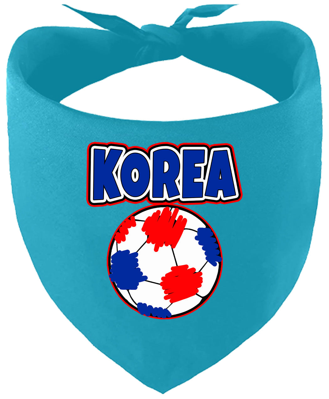 Korea Soccer Pet Bandana
