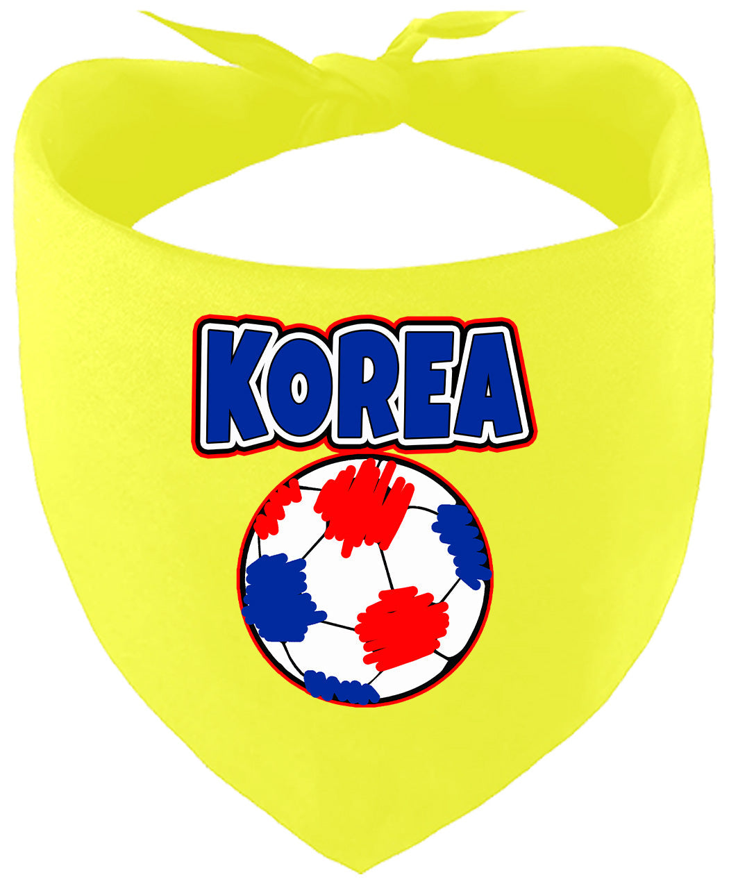 Korea Soccer Pet Bandana