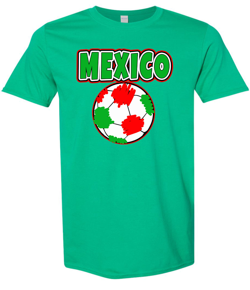 Mexico Soccer Children's Gildan Soft Shirt
