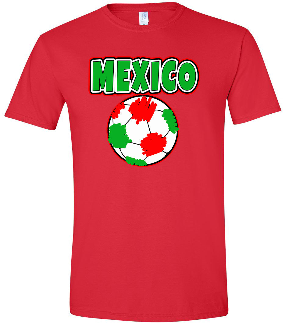 Mexico Soccer Children's Gildan Soft Shirt