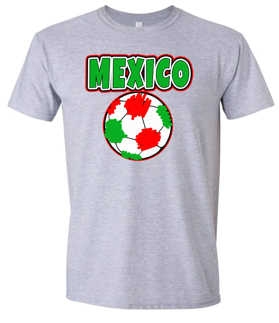 Mexico Soccer Children's Gildan Soft Shirt