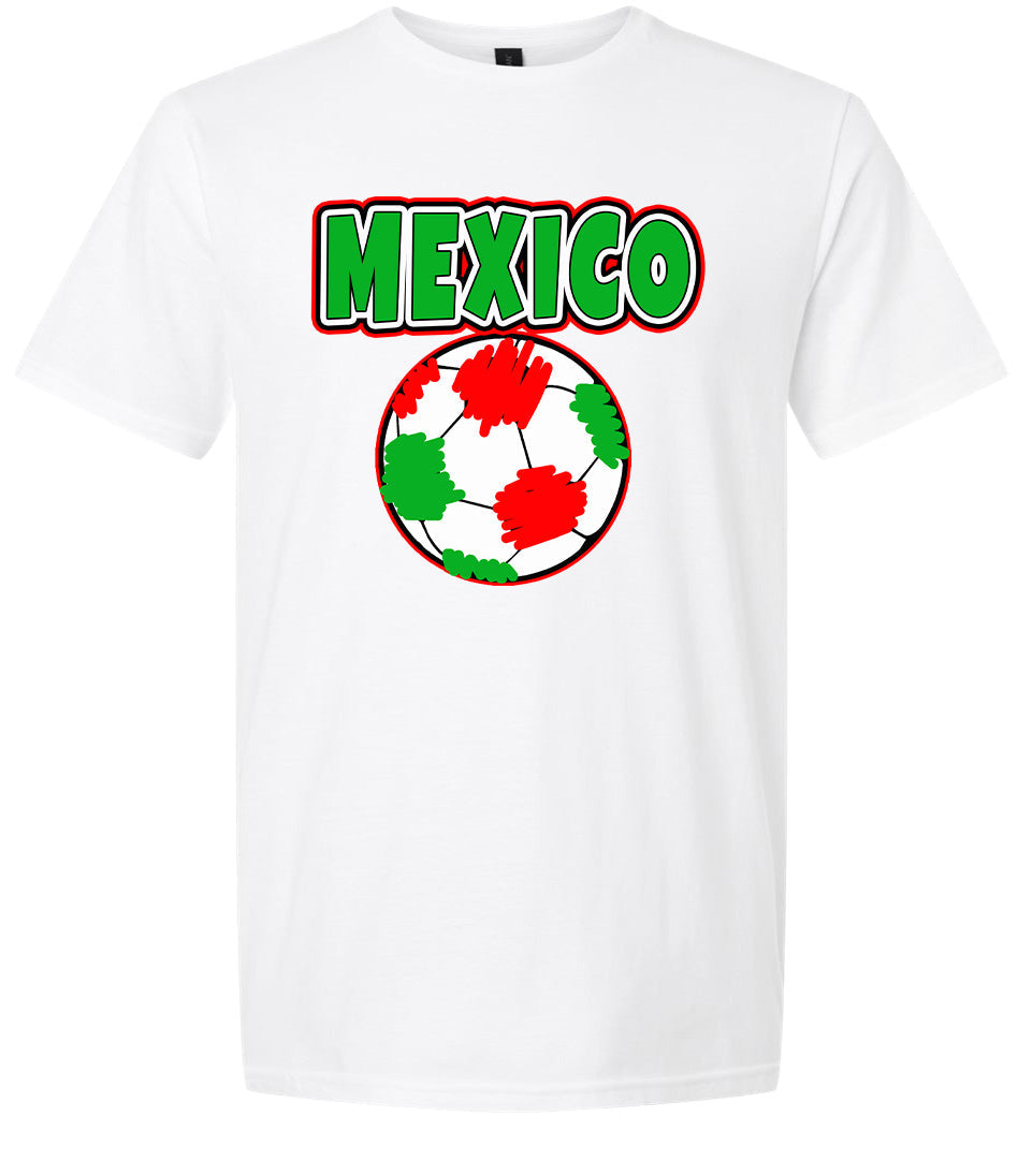 Mexico Soccer Children's Gildan Soft Shirt