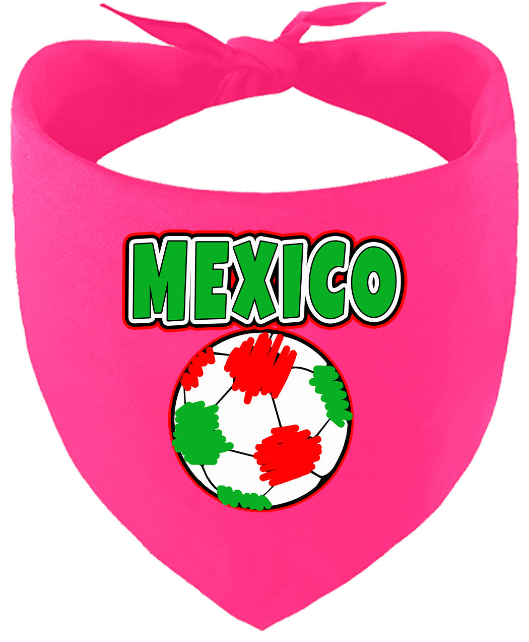 Mexico Soccer Pet Bandana