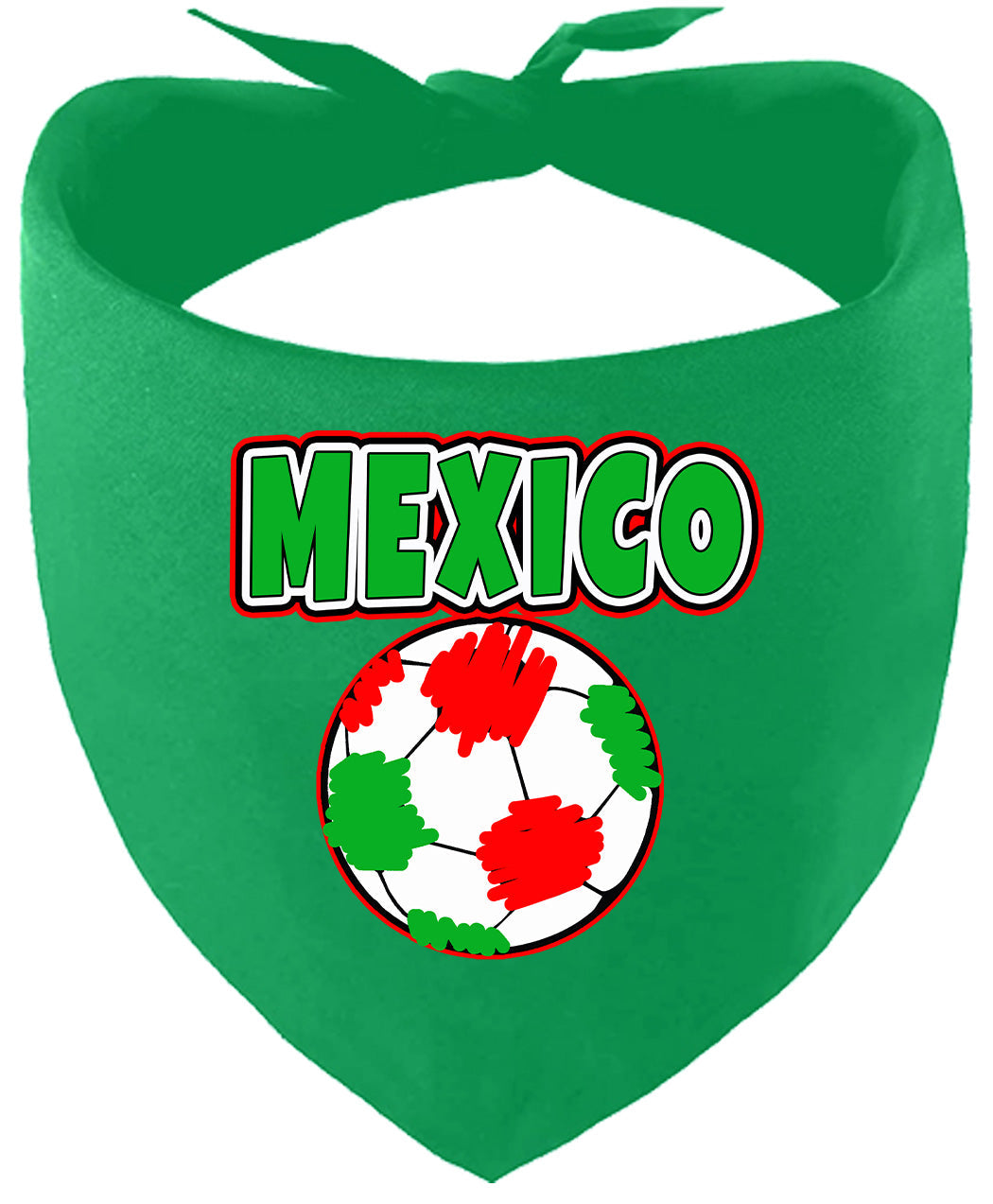 Mexico Soccer Pet Bandana