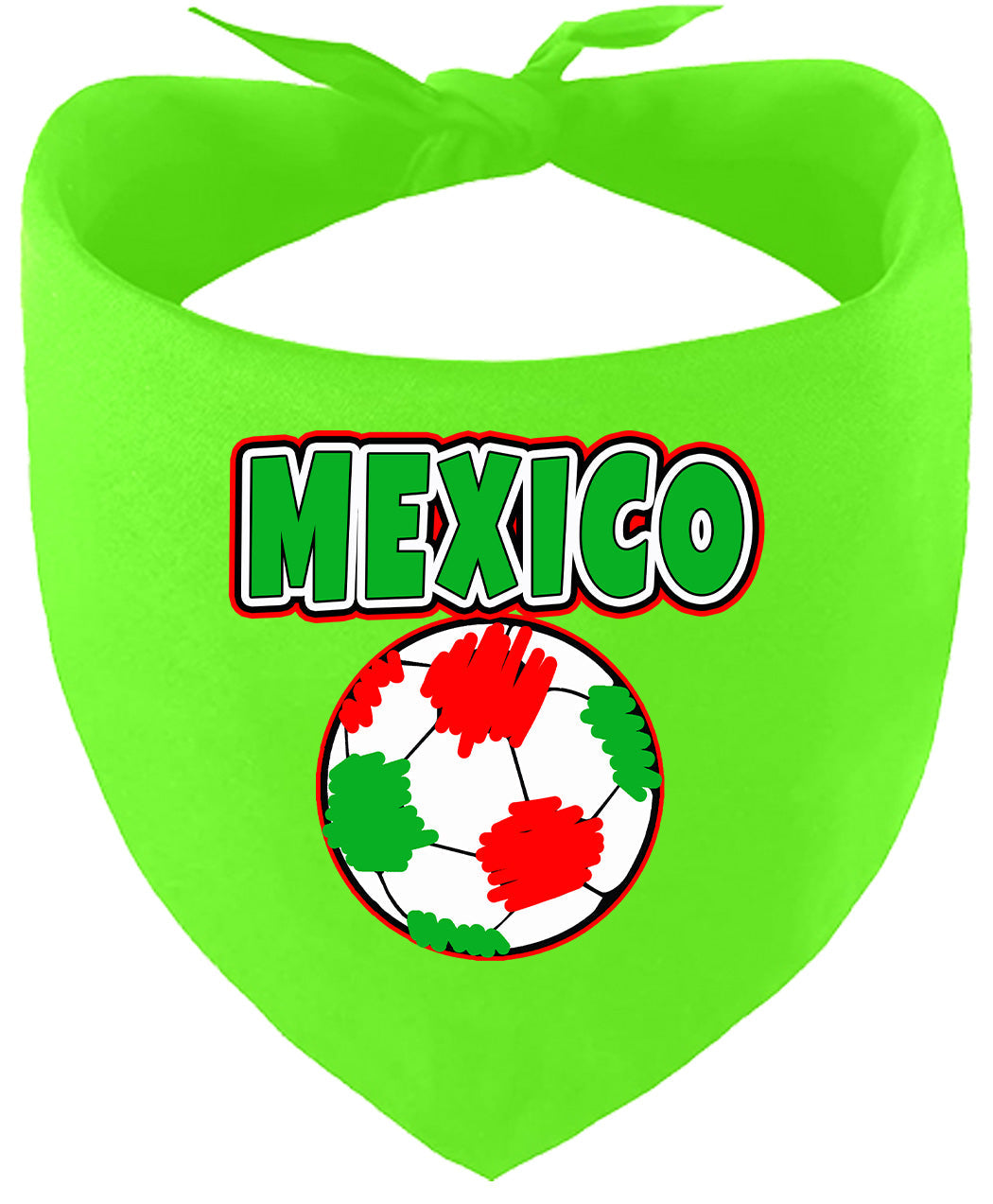 Mexico Soccer Pet Bandana