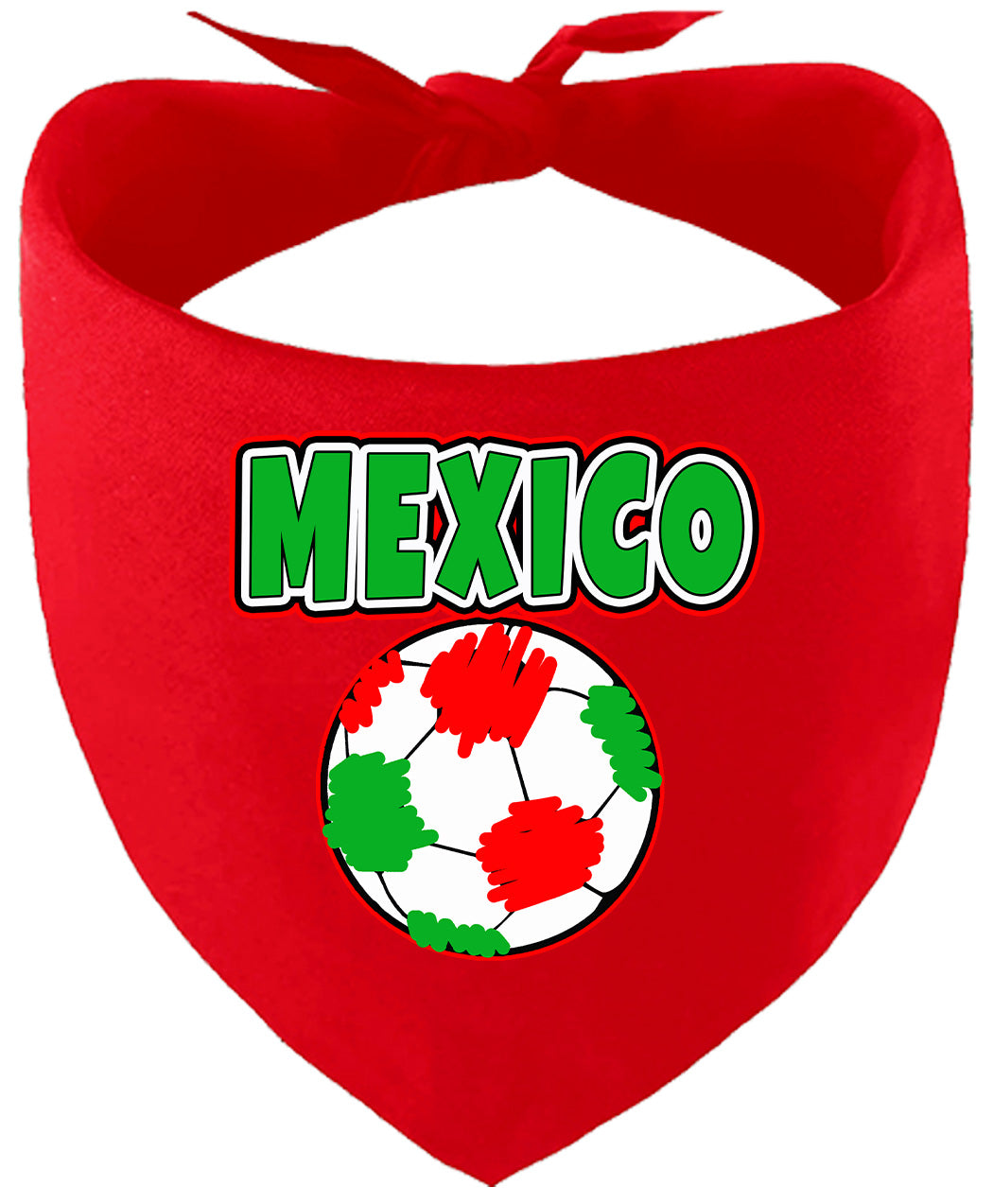 Mexico Soccer Pet Bandana