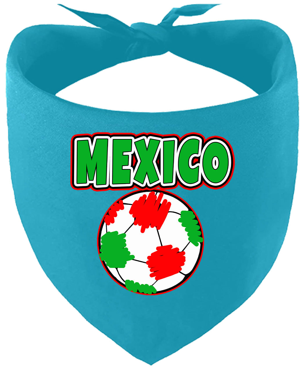 Mexico Soccer Pet Bandana