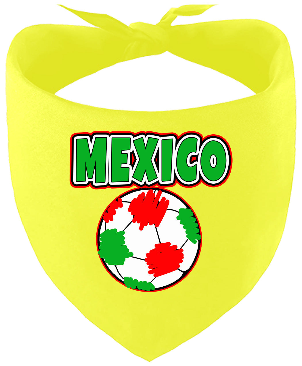 Mexico Soccer Pet Bandana