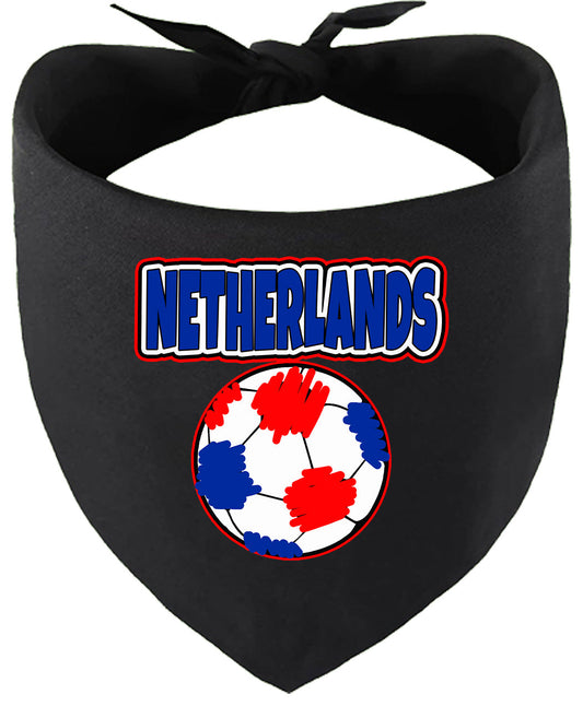 Netherlands Soccer Pet Bandana