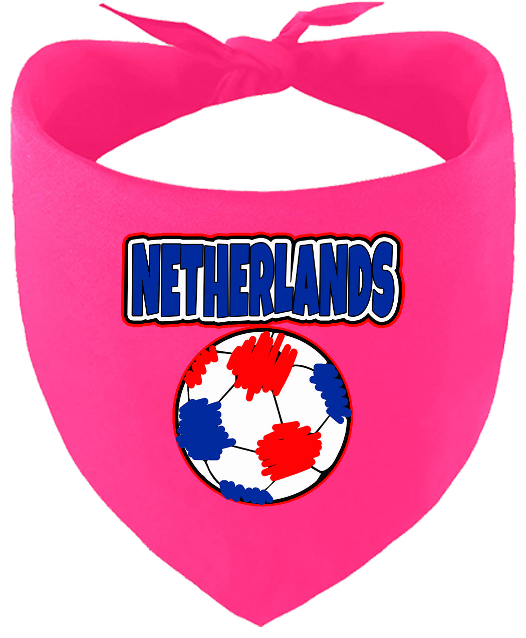 Netherlands Soccer Pet Bandana