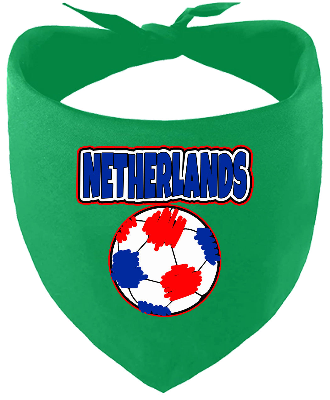 Netherlands Soccer Pet Bandana