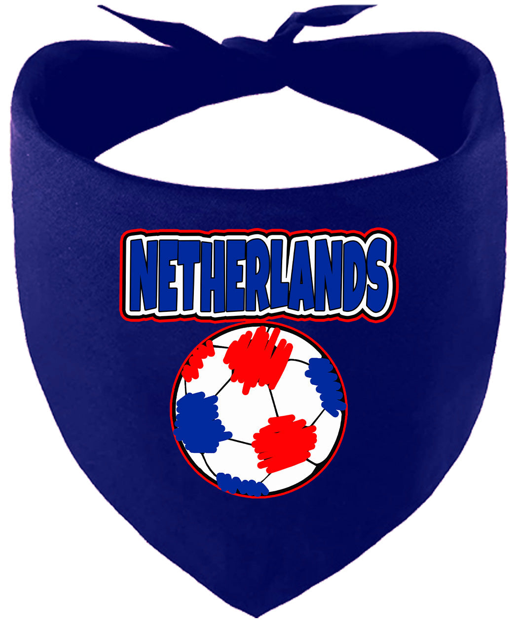 Netherlands Soccer Pet Bandana
