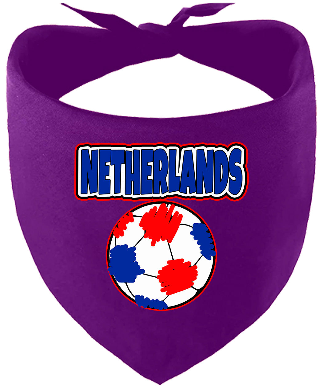 Netherlands Soccer Pet Bandana