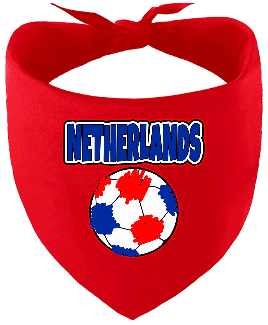 Netherlands Soccer Pet Bandana