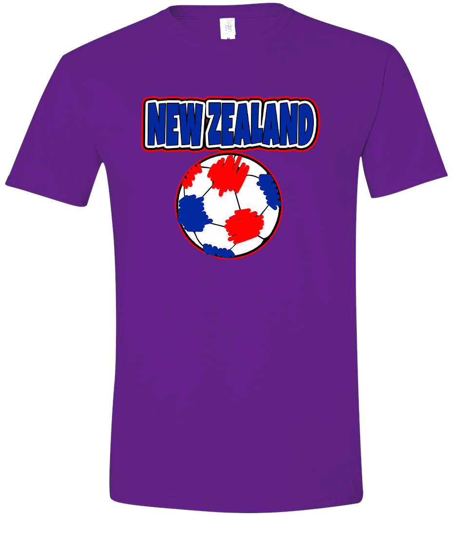 New Zealand Soccer Adult Gildan Soft Shirt