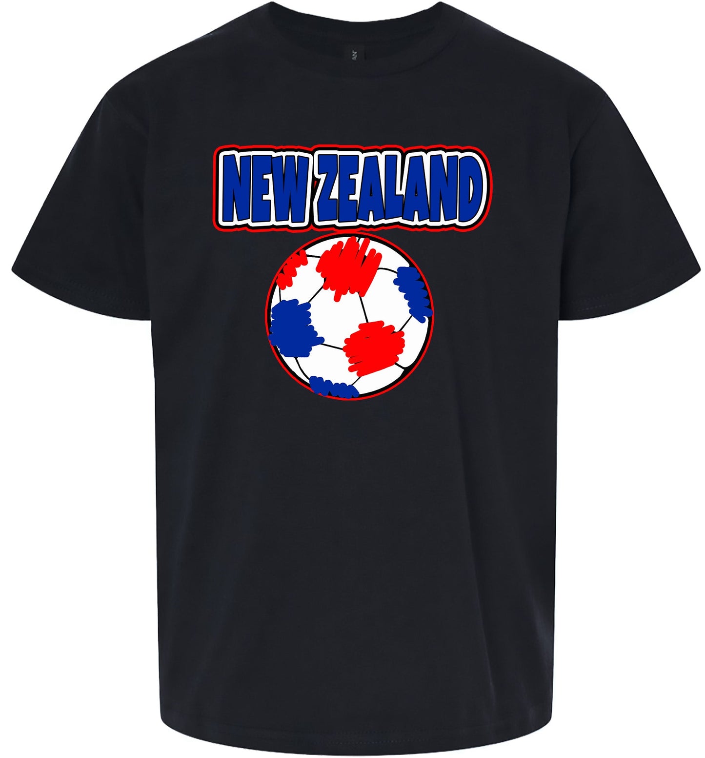 New Zealand Soccer Children's Gildan Soft Shirt