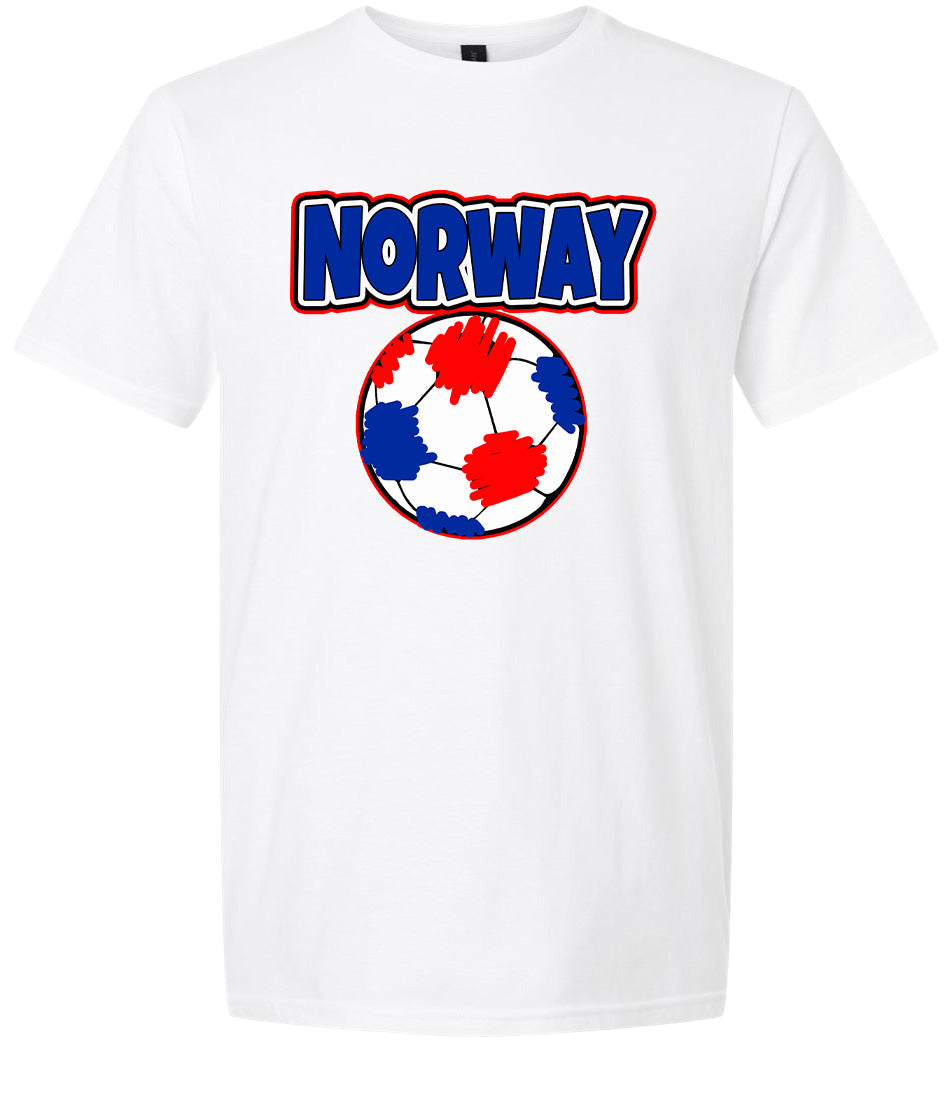 Norway Soccer Children's Gildan Soft Shirt