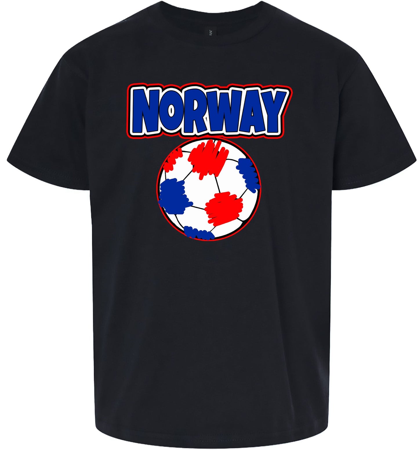 Norway Soccer Children's Gildan Soft Shirt