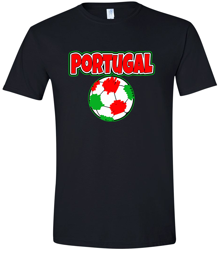 Portugal Soccer Children's Gildan Soft Shirt