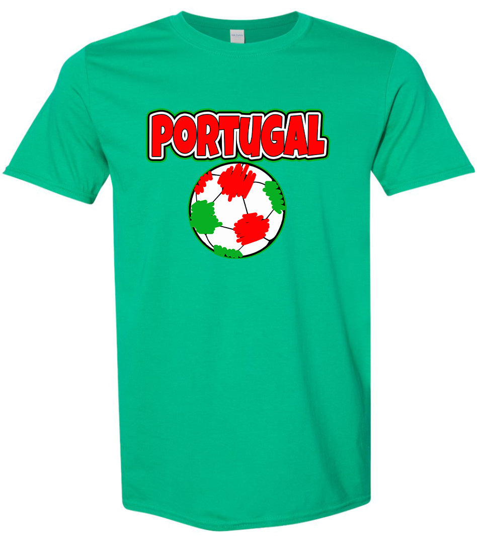 Portugal Soccer Children's Gildan Soft Shirt