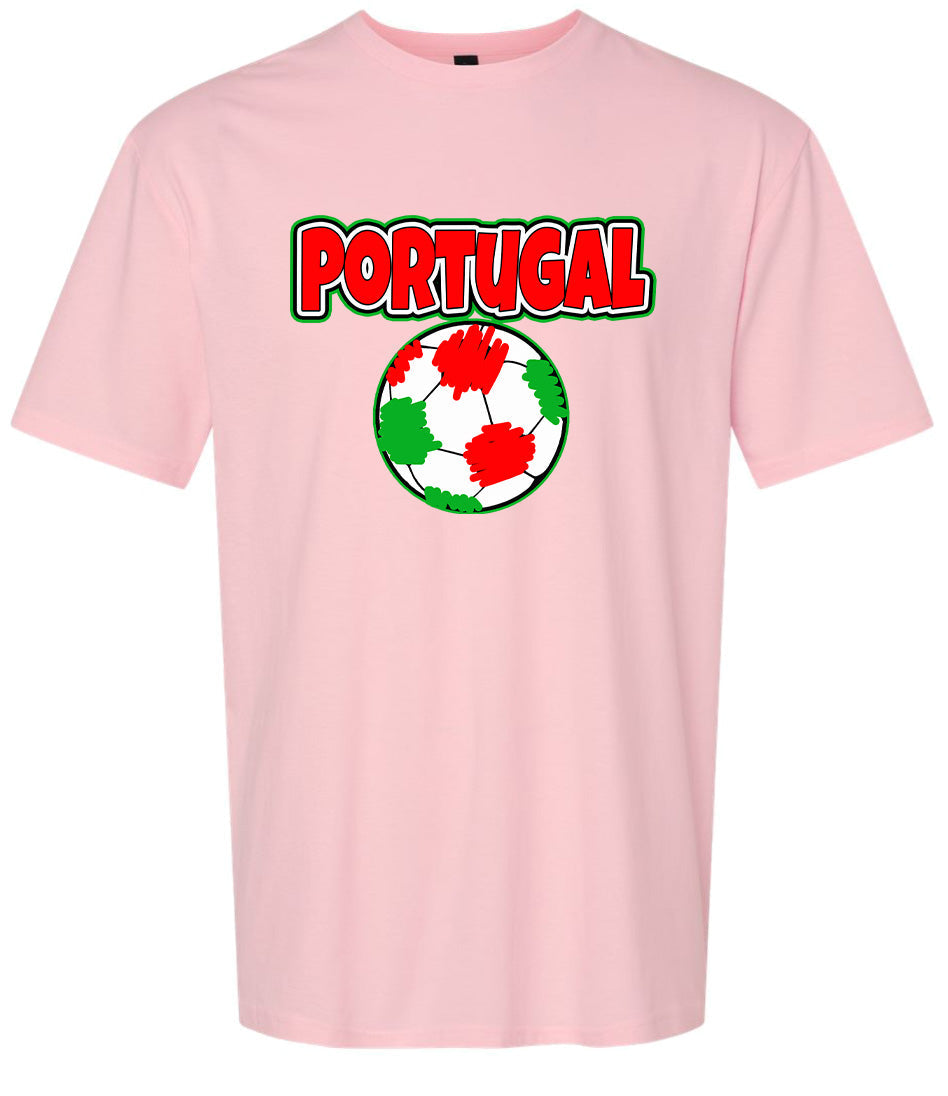 Portugal Soccer Children's Gildan Soft Shirt