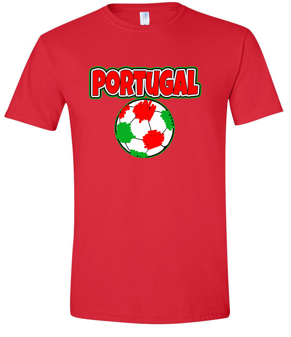 Portugal Soccer Children's Gildan Soft Shirt