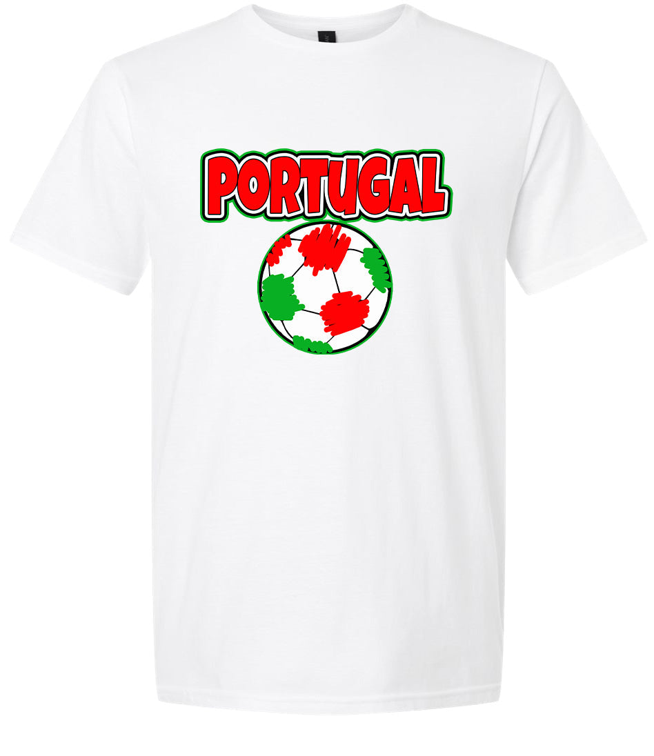 Portugal Soccer Children's Gildan Soft Shirt
