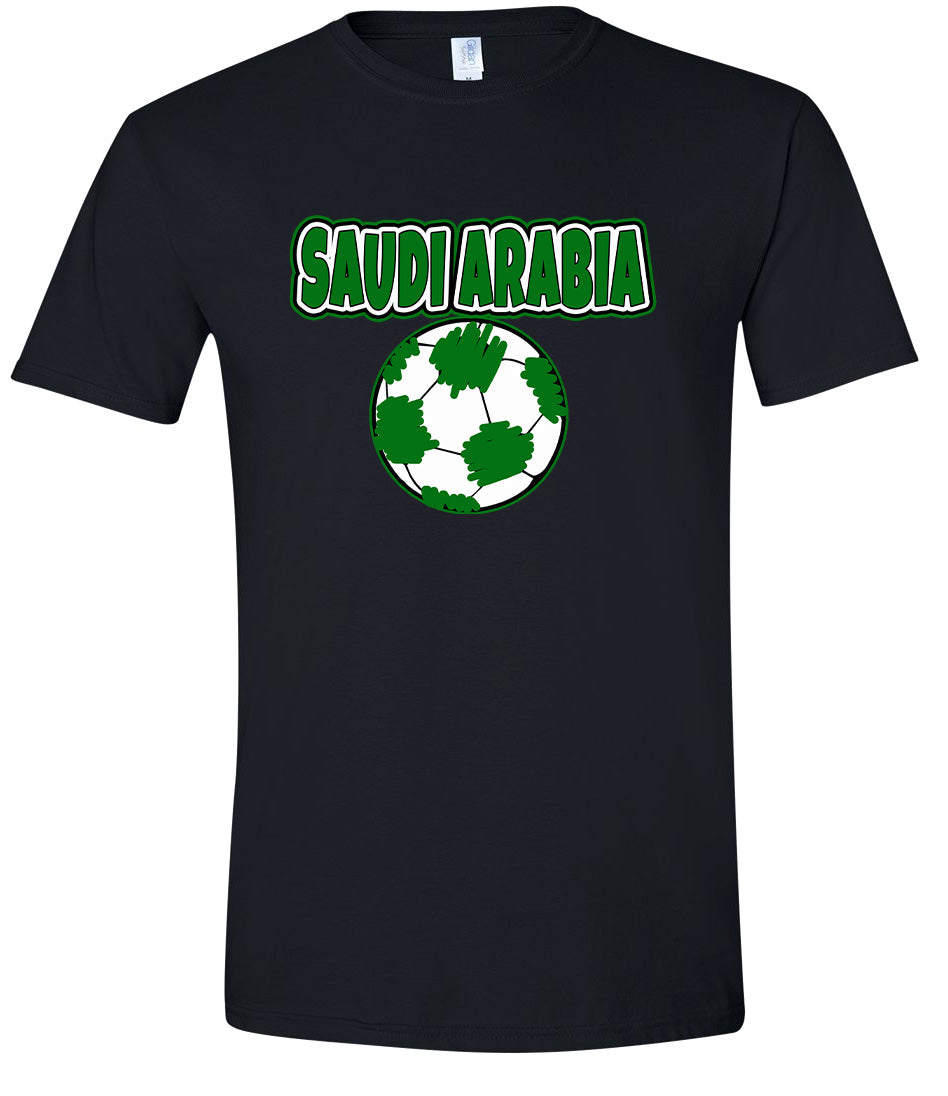 Saudi Arabia Soccer Children's Gildan Soft Shirt