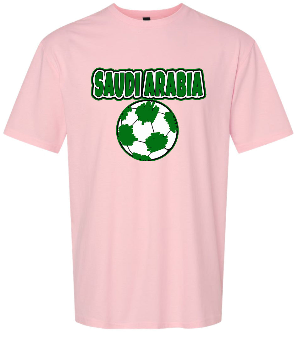 Saudi Arabia Soccer Children's Gildan Soft Shirt