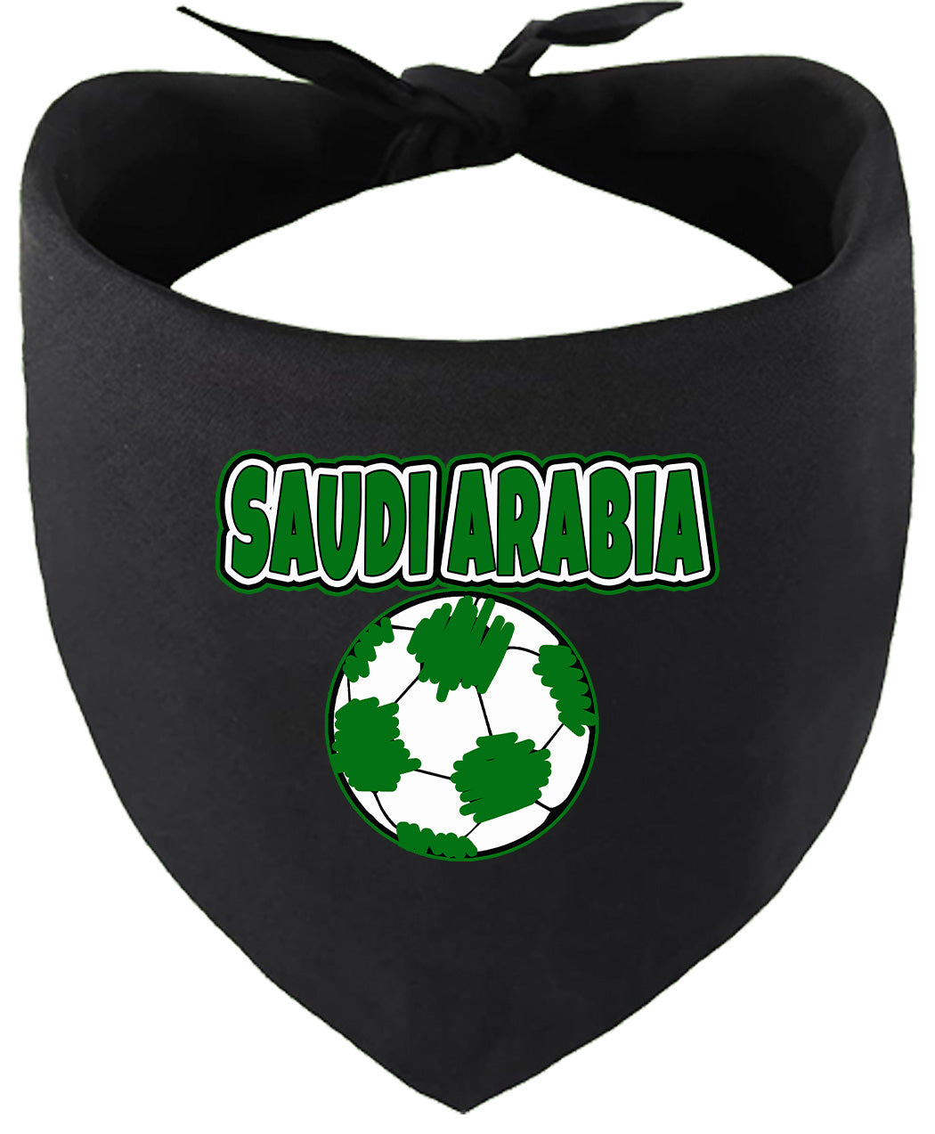 Saudi Arabia Soccer Pet Bandana