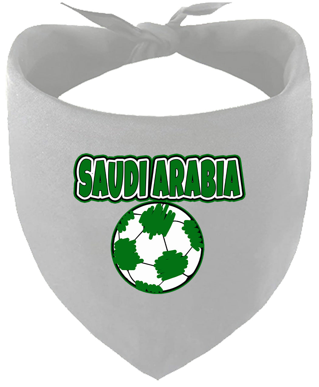 Saudi Arabia Soccer Pet Bandana