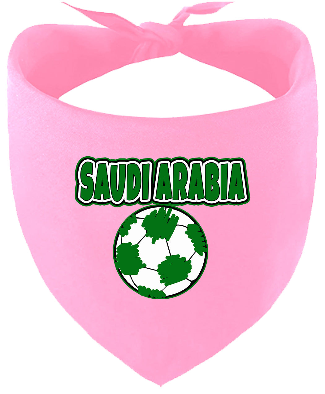 Saudi Arabia Soccer Pet Bandana