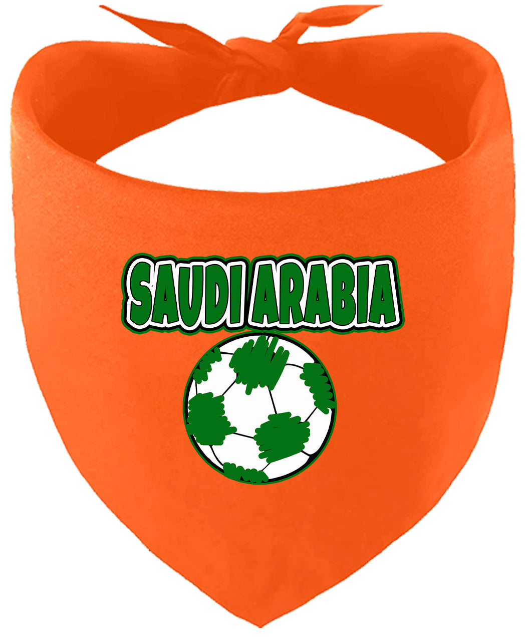 Saudi Arabia Soccer Pet Bandana