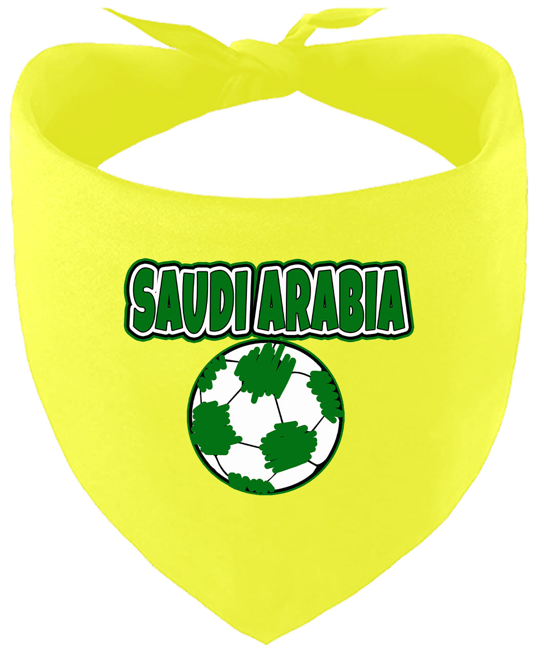 Saudi Arabia Soccer Pet Bandana