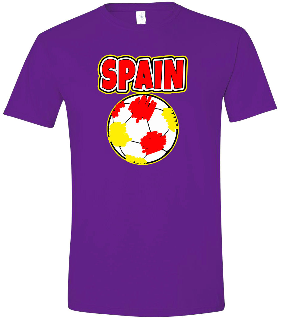 Spain Soccer Children's Gildan Soft Shirt